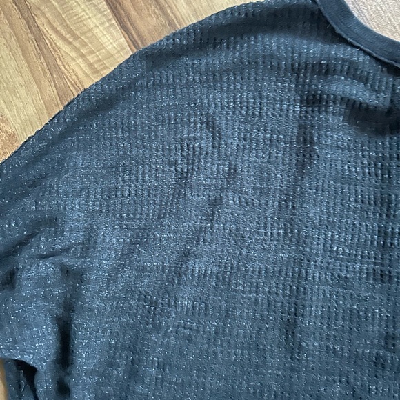 Free People oversized waffle long sleeve - Picture 2 of 5